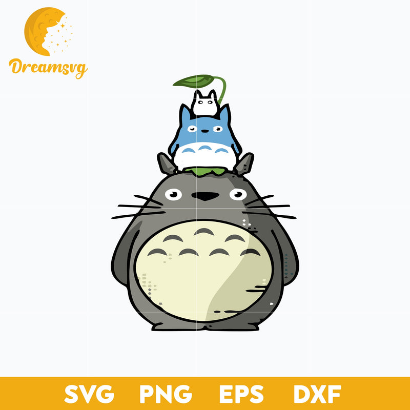 My Neighbor Totoro Svg, Totoro Svg, cartoon svg, png, dxf, eps digital file