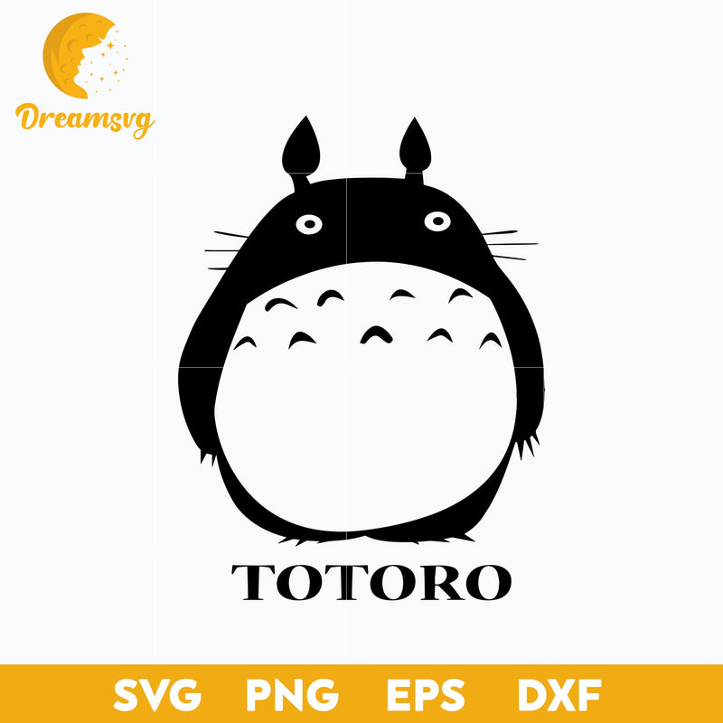 My Neighbor Totoro Svg, Totoro Svg, cartoon svg, png, dxf, eps digital file