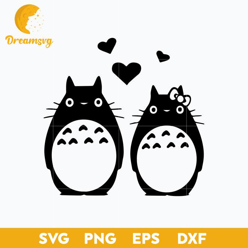 My Neighbor Totoro Svg, Totoro Svg, cartoon svg, png, dxf, eps digital file