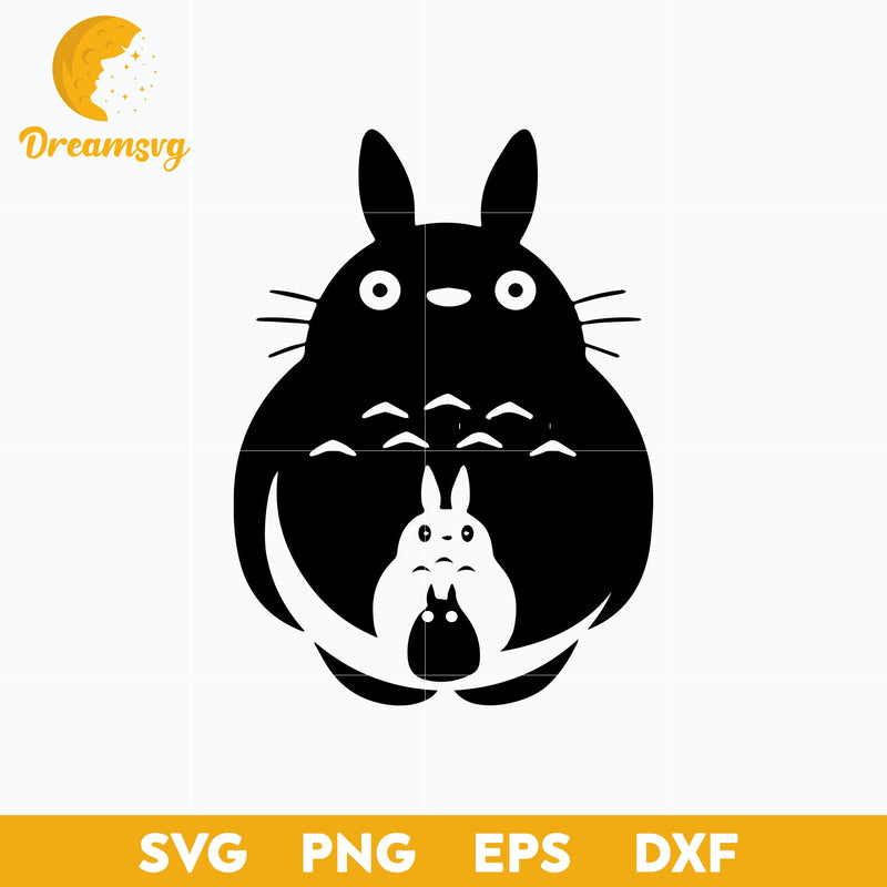 My Neighbor Totoro Svg, Totoro Svg, cartoon svg, png, dxf, eps digital file