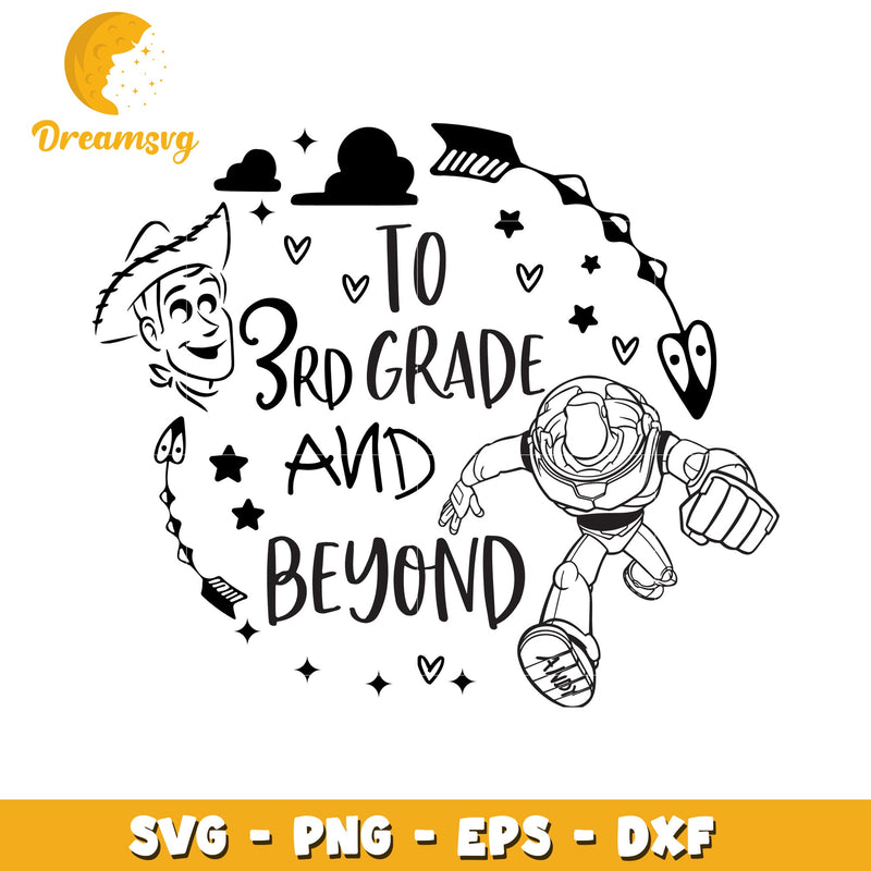 Toy Story 3rd Grade SVG Cut File