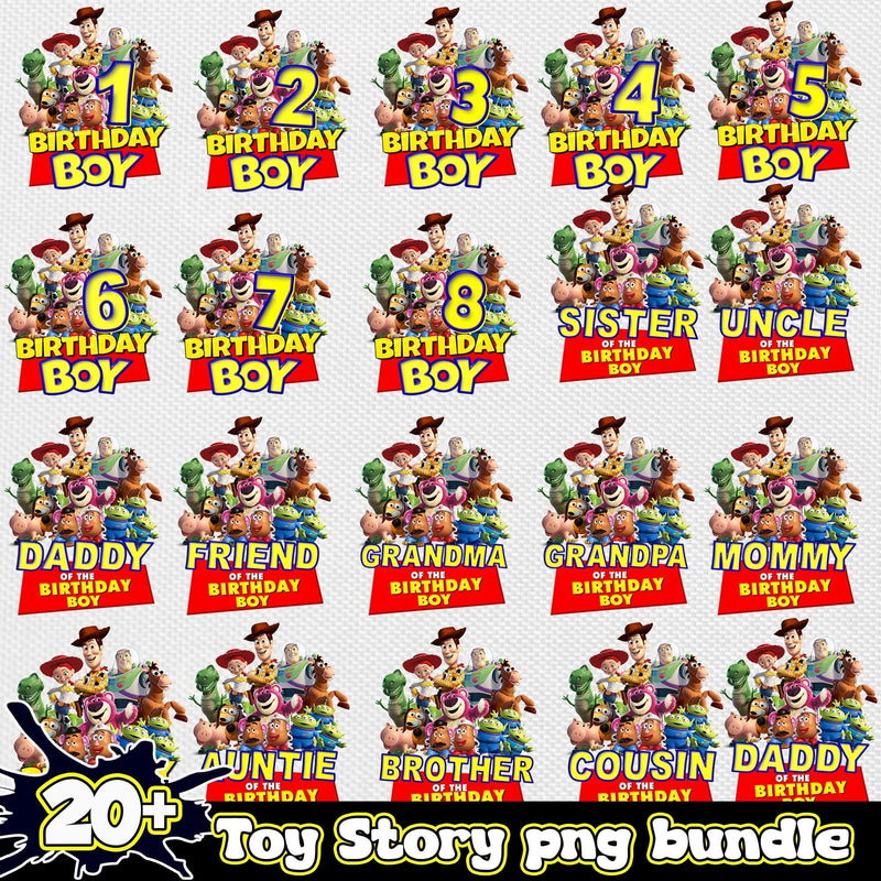 Toy Story Bundle 19+ PNG