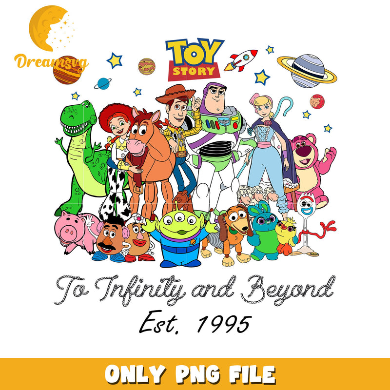 Toy Story Characters PNG File to Infinity and Beyond