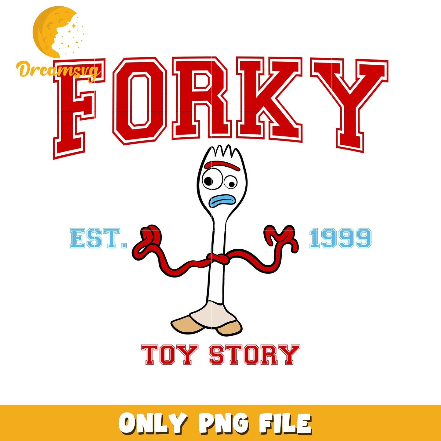 Toy Story Forky PNG Graphic for Fans and Collectors