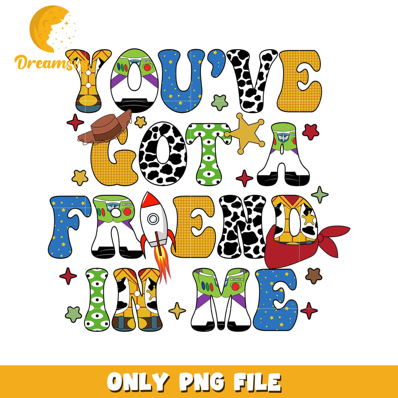 Toy Story Friend PNG Design