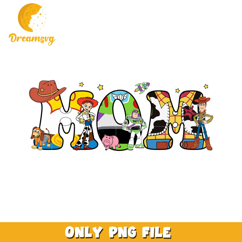 Toy Story Mom Design PNG File for Creative Projects