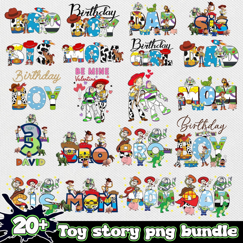 Toy Story Mom Png, Toy Story Dad PNG, Toy Story Boy PNG