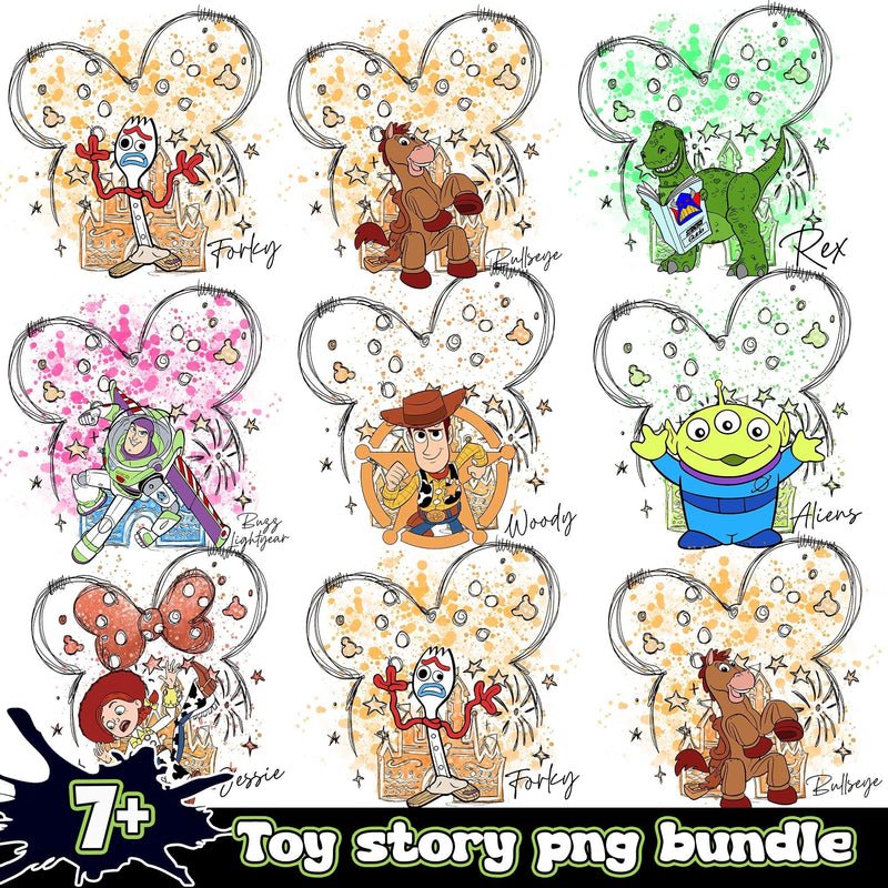 Toy story Bundle 7+ PNG