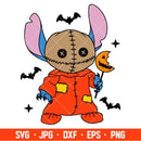 Trick r Treat Stitch Svg, Free Svg, Daily Freebies Svg, Cricut, Silhouette Vector Cut File