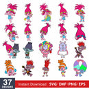 Layered Trolls Svg Bundle, Instant Download, Bundle For Cricut, Silhouette Vector SVG PNG DXF Cut File