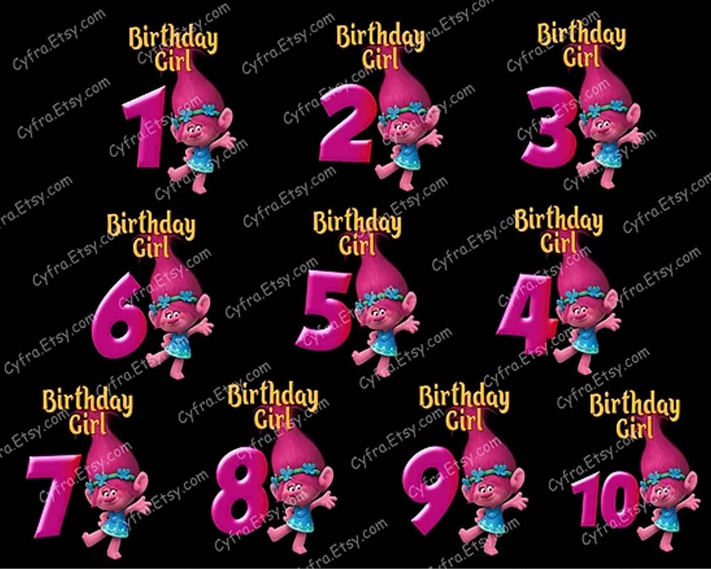 40 Trolls Bundle PNG, Trolls Bundle, Trolls Logo png, Cricut file, Cut file, Vector file, Clipart, Bundle family download
