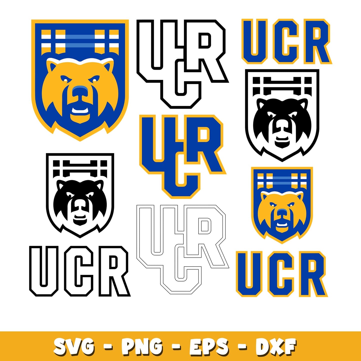 UC Riverside Highlanders Bundle svg, UC Riverside Highlanders logo svg, ncaa svg