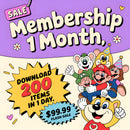 Unlimited downloads, 1-Month Membership
