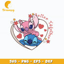 Stitch couple better together valentine svg