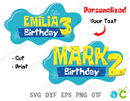 Spongebob Squarepants SVG Bundle, Spongebob Clipart Spongebob Birthday Banner SVG for Cricut, Silhouette Cut Files Digital Bundle