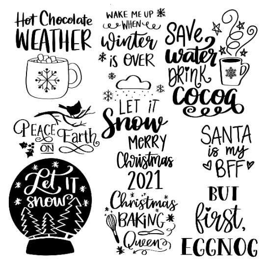 100 Christmas SVG Bundle