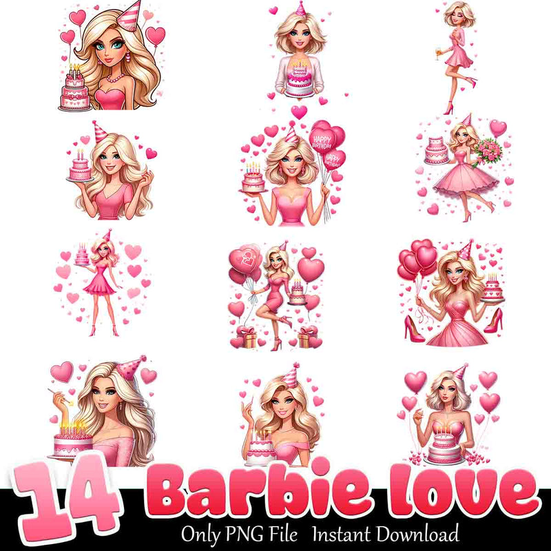 Barbie Love Bundle PNG 14+ Aristocats Love PNG Instant Download