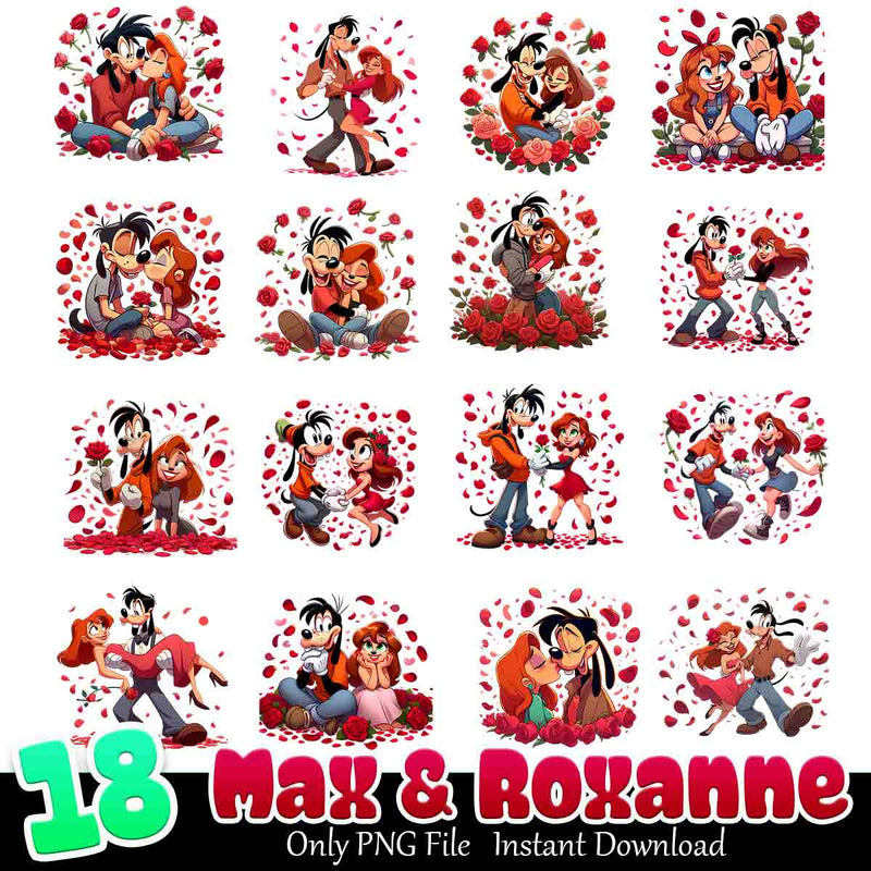 Max And Roxanne Baby Bundle PNG 18+ Aristocats Love PNG Instant Download