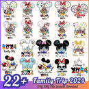 Disney Family Trip 2024 SVG, Disney Family Trip 2024 Svg Cricut, Disney Magical Kingdom Clipart