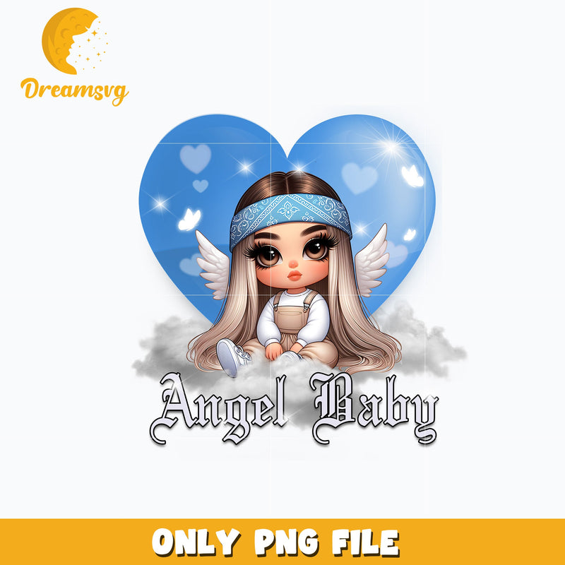 Chicano angel baby blue valentine png