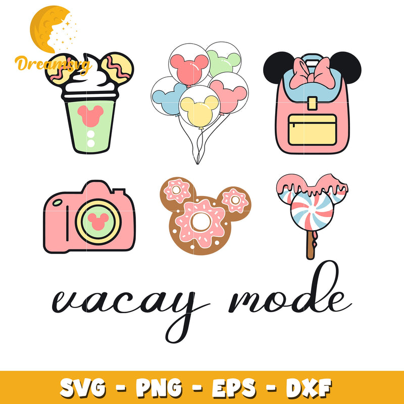 Vacation Mode SVG Cut Files Bundle