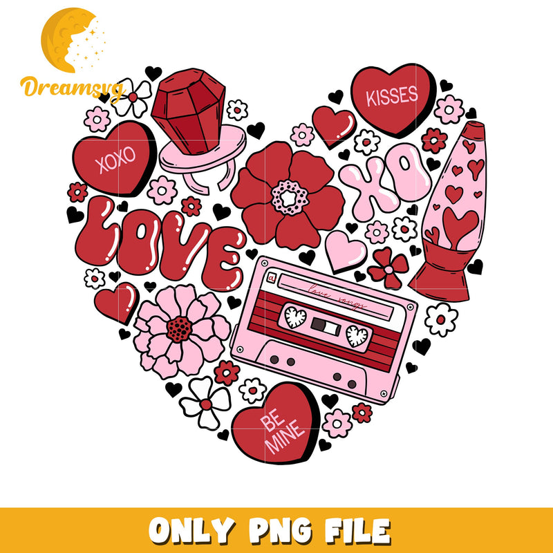 Valentines Day PNG Heart Design