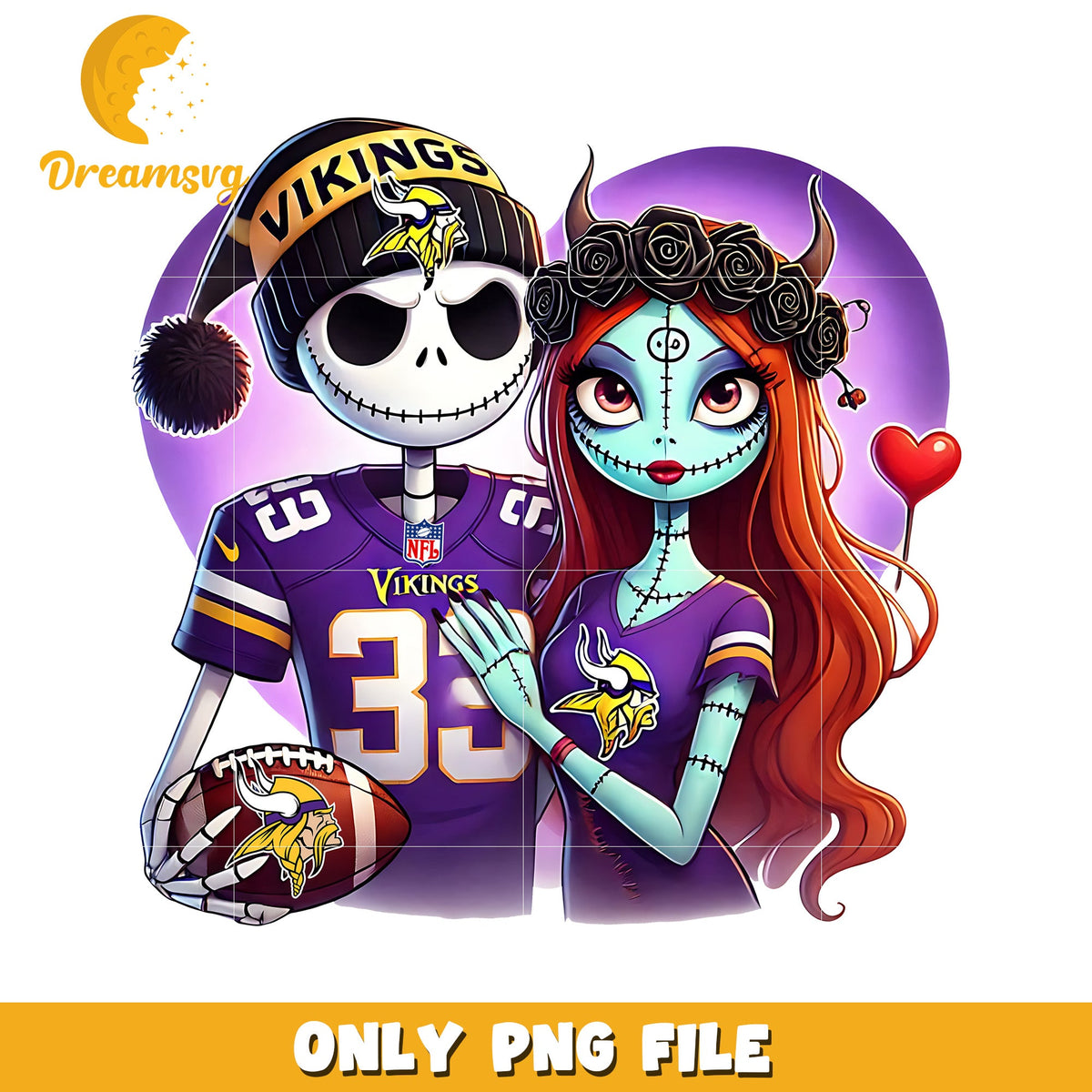 Vikings jack and sally png, nfl power rankingsl png, american sports png