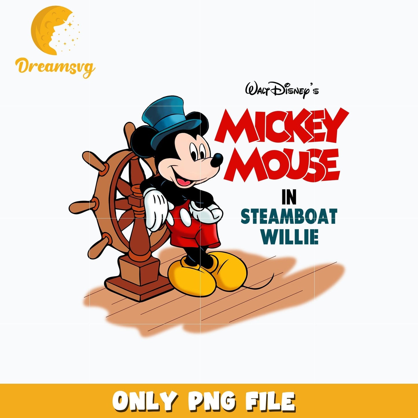 Mickey Mouse In Steamboat Willie design png, disney cartoon png