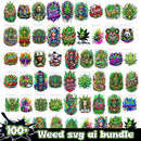 Weed Bundle AI 100+ PNG