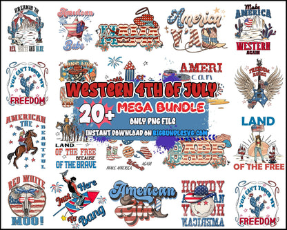 Western 4TH OF JULY - Digital Download