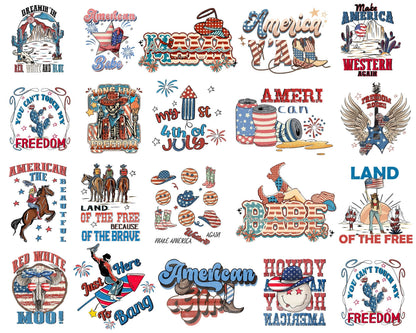 Western 4TH OF JULY - Digital Download