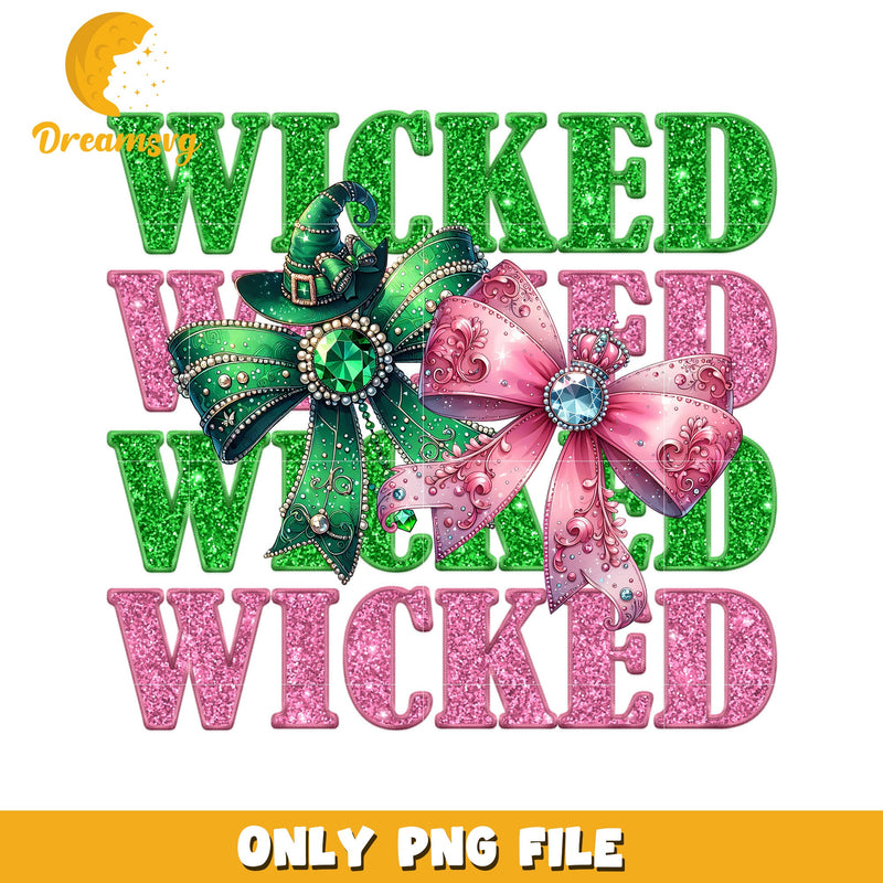 Wicked bow design png, wicked the movie png, movie png