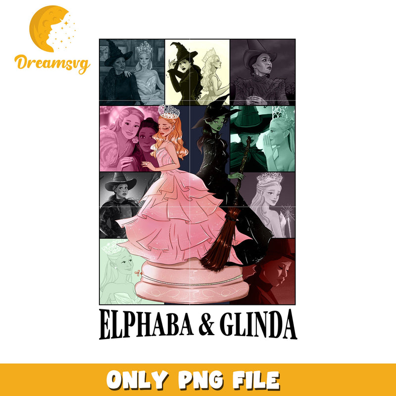 Wicked movie Elphaba and Glinda png, glinda and elphaba png