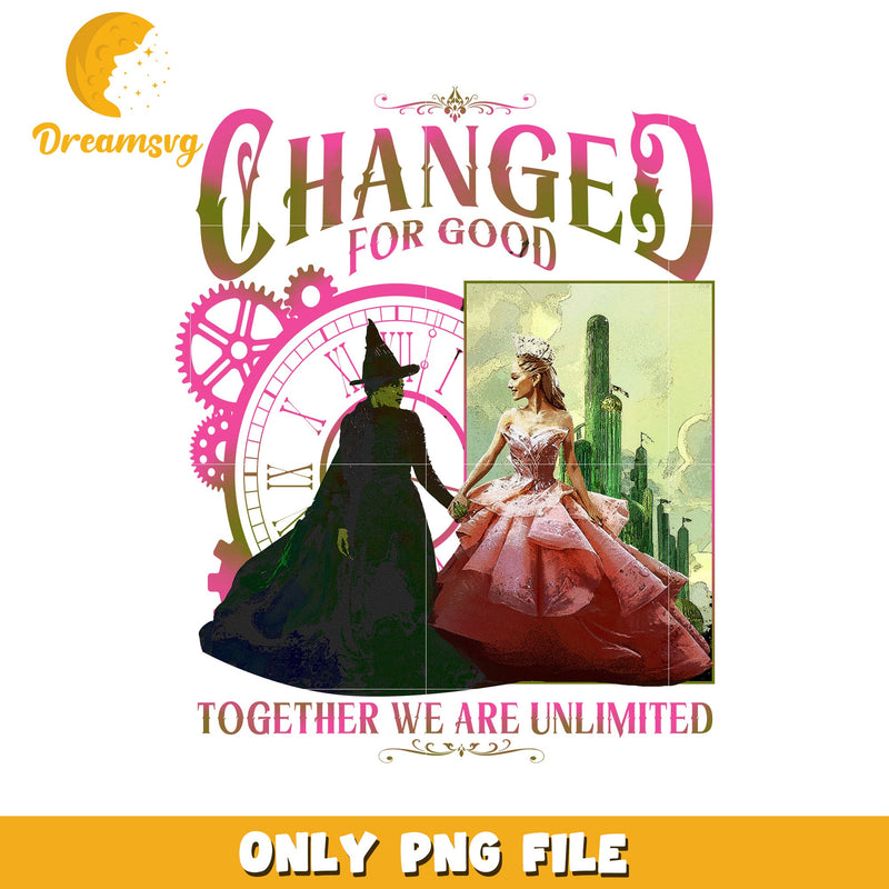 Wicked movie change for good png, Wicked characters png, movies png