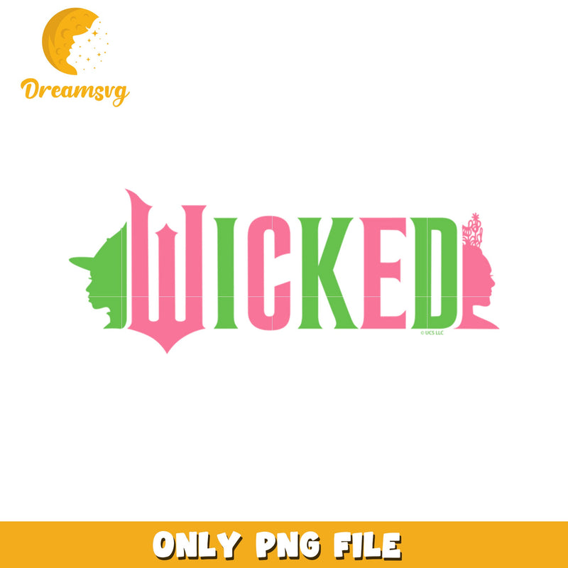 Wicked movie logo design png, wicked movie png, logo design png