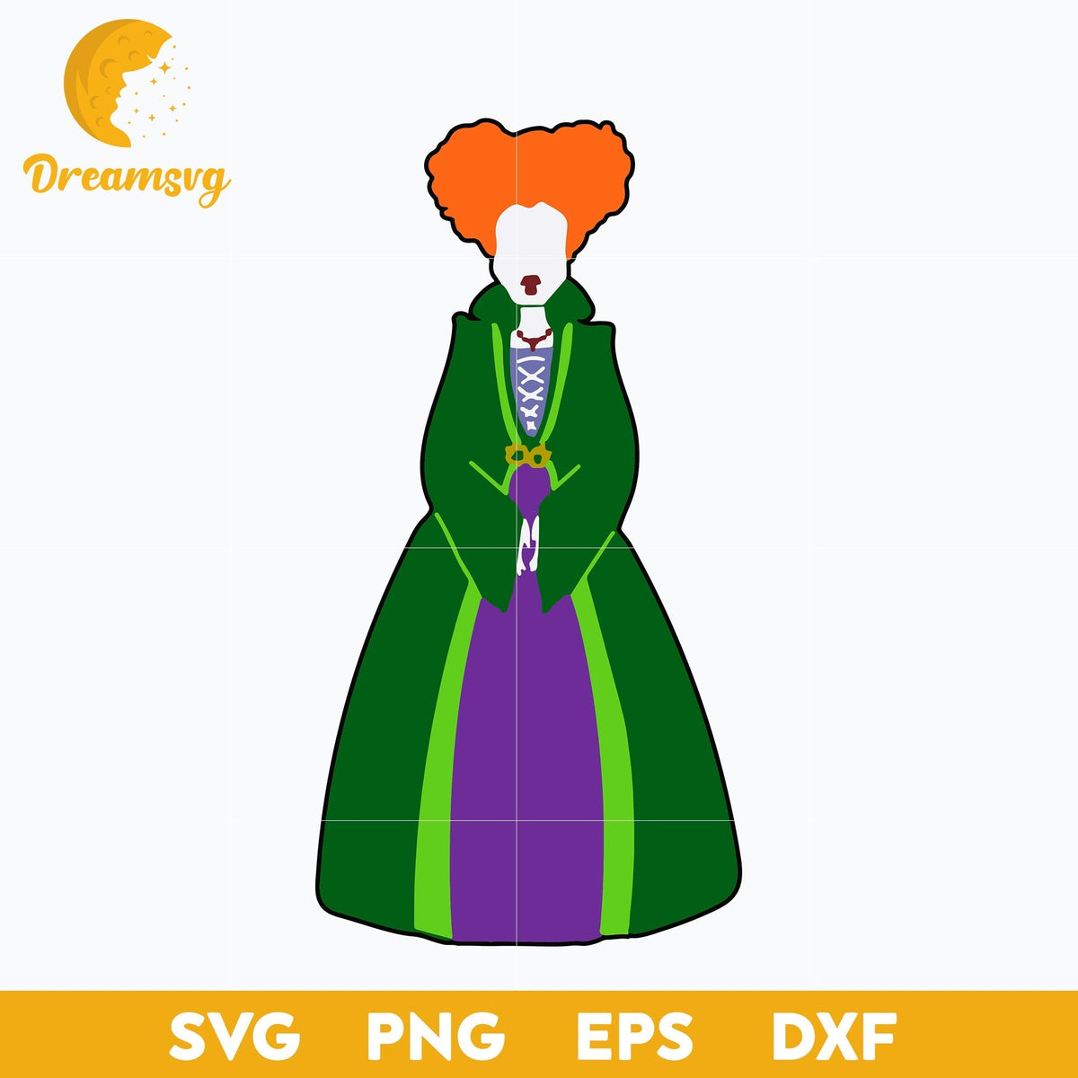 Winifred Sanderson Hocus Pocus Halloween svg, Halloween svg, png, dxf, eps digital file.