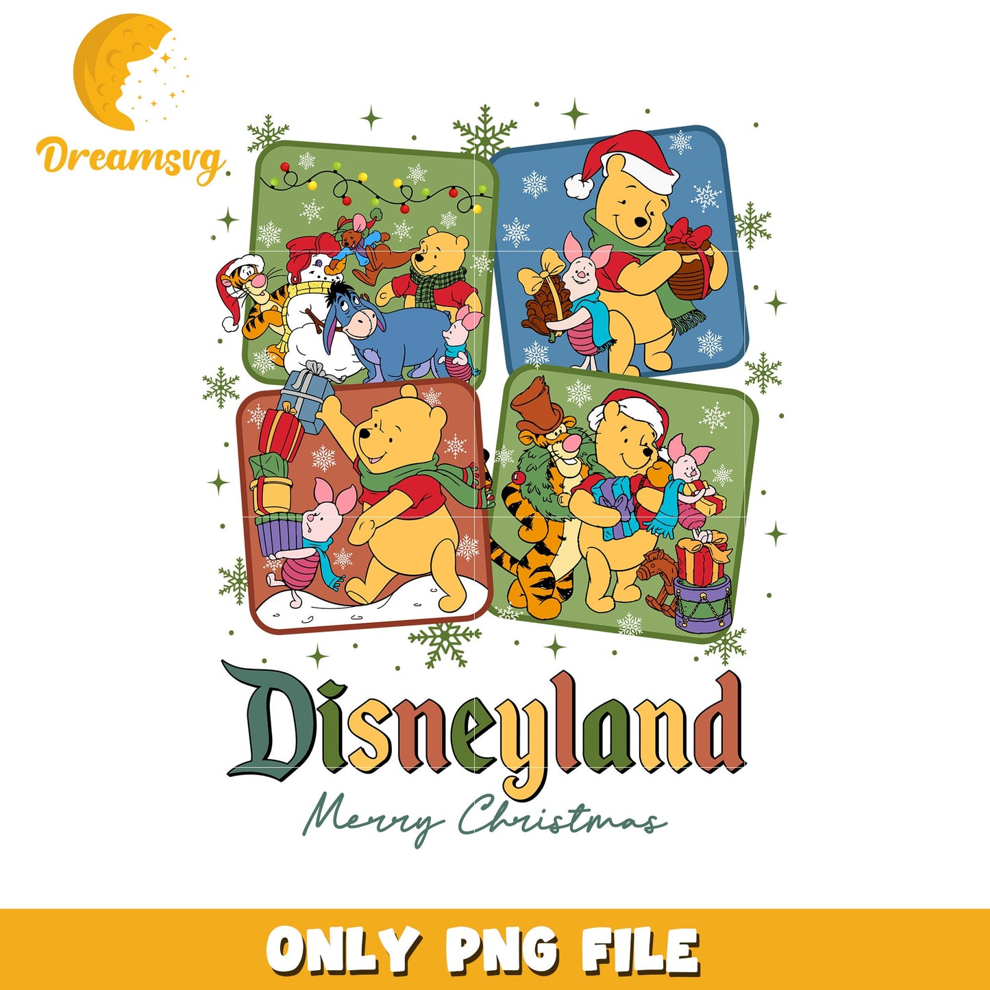Winnie the Pooh Christmas PNG