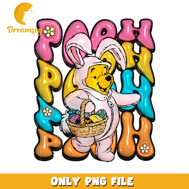 Winnie the Pooh Easter Bunny PNG