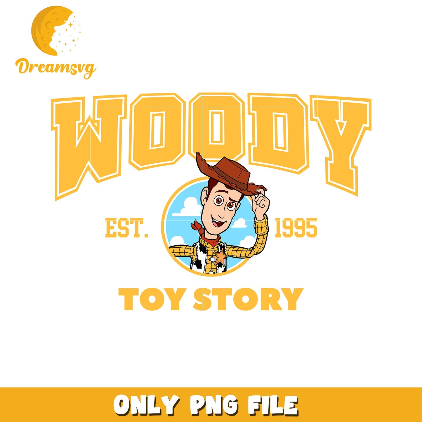 Woody Toy Story PNG File Graphic for Fans and Collectors