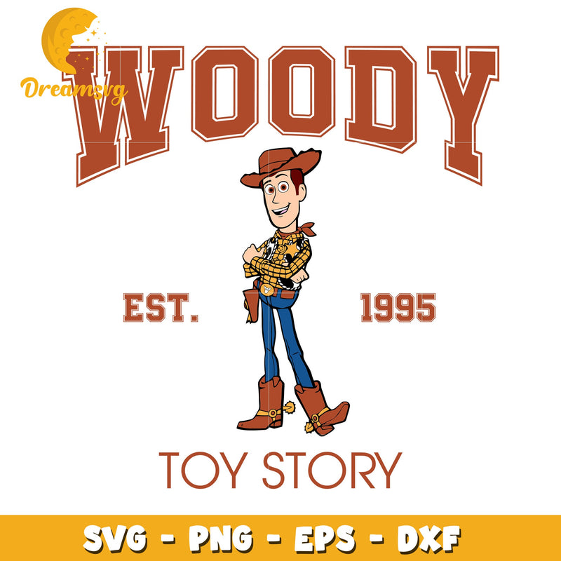 Woody Toy Story SVG PNG EPS DXF