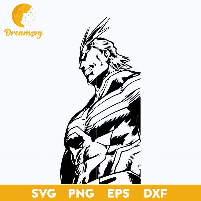 Yagi Toshinori Svg, All Might Svg, My Hero Academia Svg, Anime Svg, png, eps, dxf digital download.