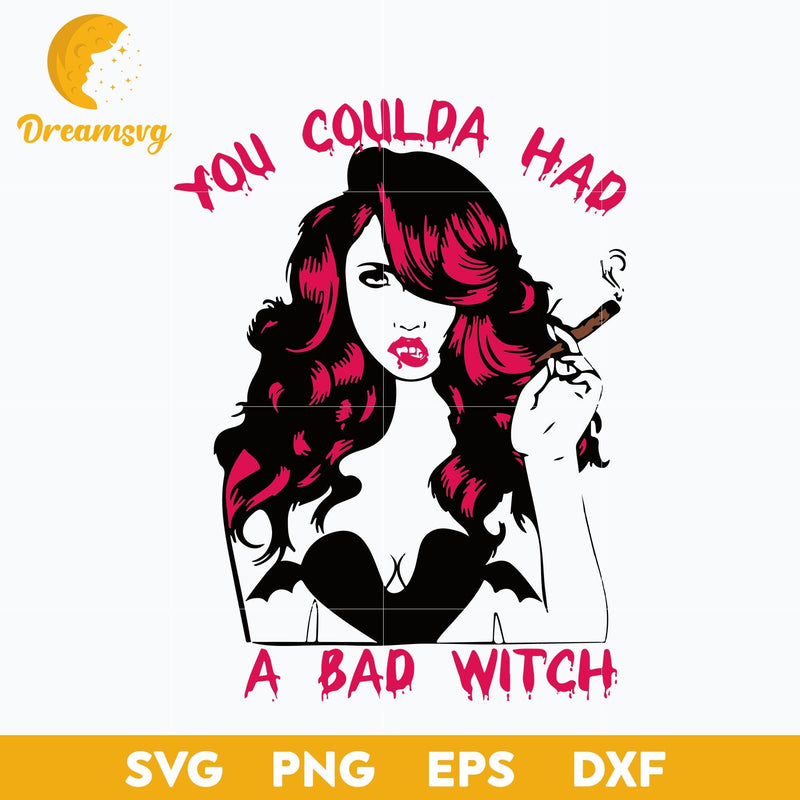 You Coulda Had A Bad Witch svg, Halloween svg, png, dxf, eps digital file.