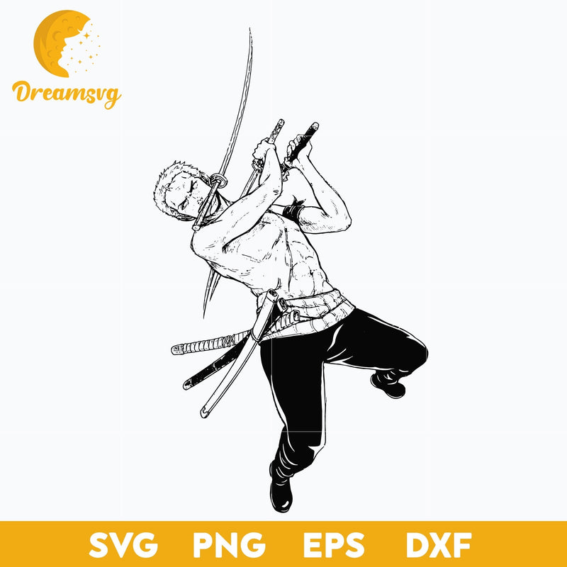 Zoro Svg, One Piece Svg, Luffy One Piece Svg, Luffy Svg, One Piece Anime Svg, Anime Svg, png, eps, dxf digital download.