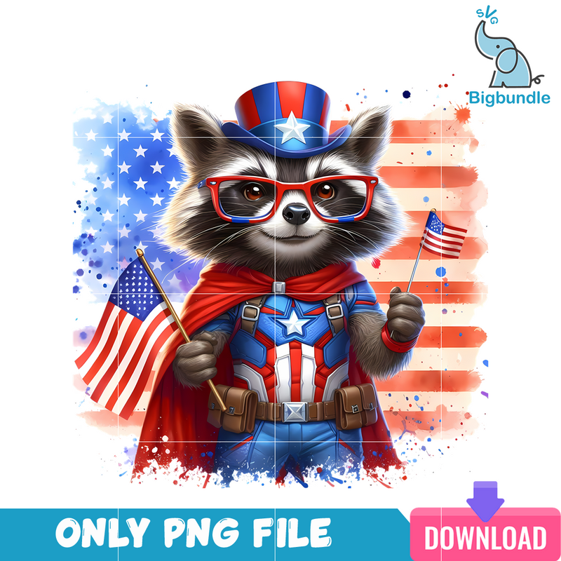 Rocket American 4th Of July PNG