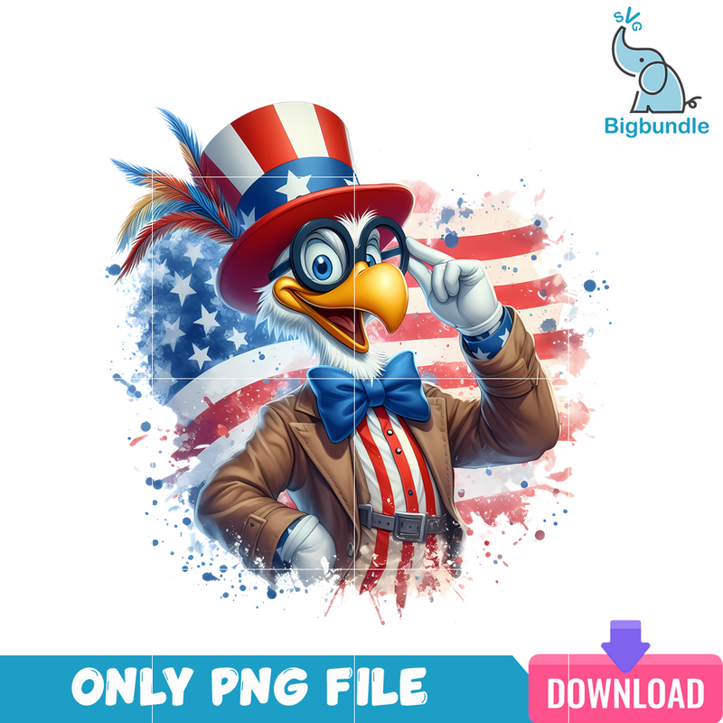 Eagle American 4th Of July PNG