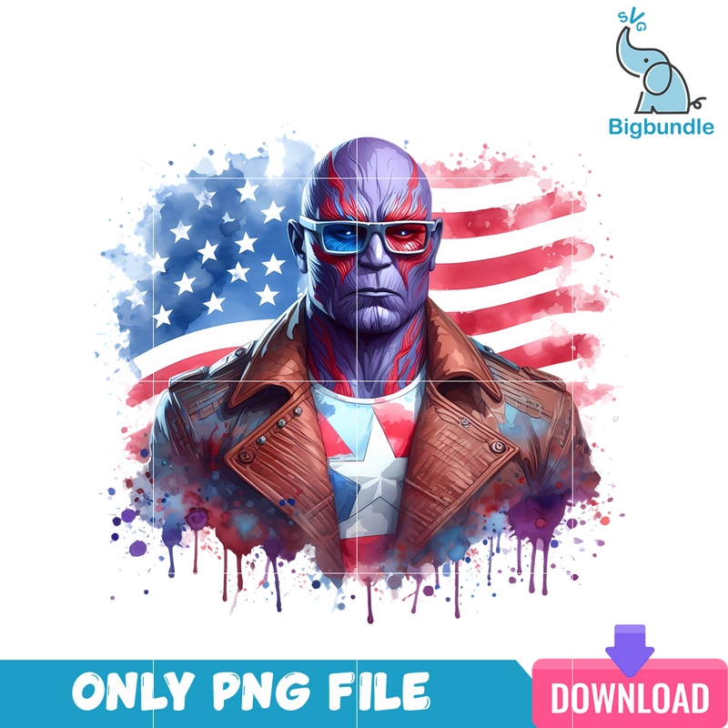 Thanos American 4th Of July PNG