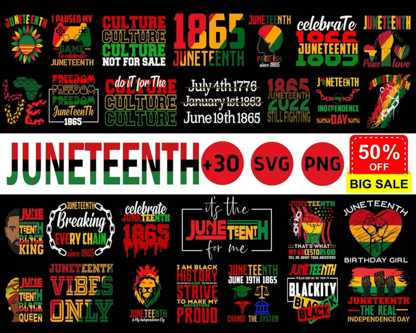 JUNETEENTH SVG BUNDLE, Black History Svg, Freeish Juneteenth Svg, Freedom Day Svg, Black Woman Gifts Svg, Afro Woman Svg, Svg Cricut, Png
