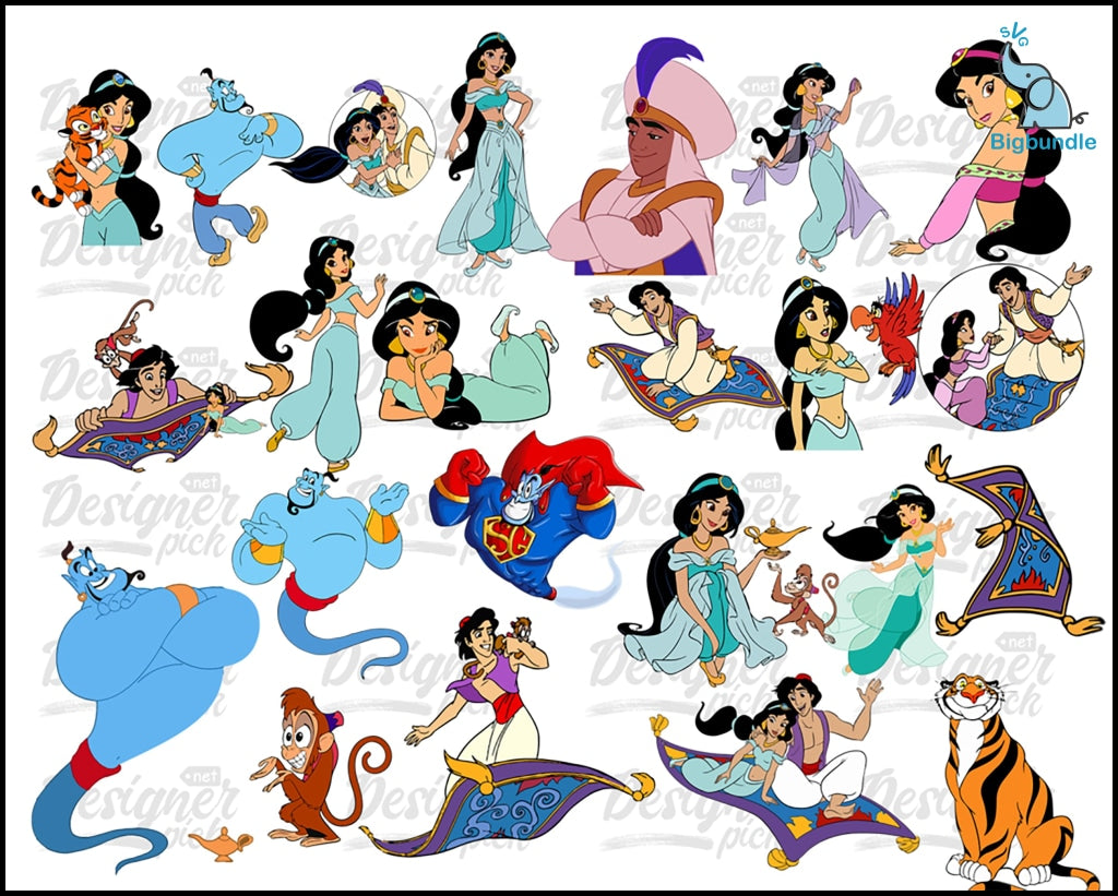 Aladdin SVG Bundle - Digital download