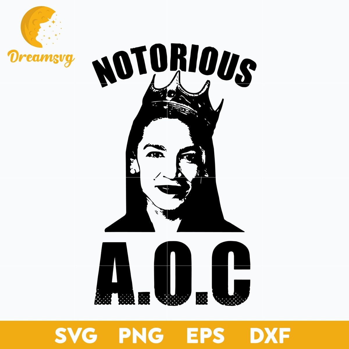Alexandria Ocasio Cortez Svg, Funny Svg, Png, Dxf, Eps Digital File.