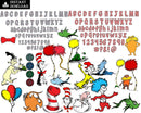 439 Dr. Suess Alphabet PNG, Dr. Suess Bundle, Cat In The Hat PNG, Dr. Suess Font PNG, Doodle Alphabet PNG, Digital Download